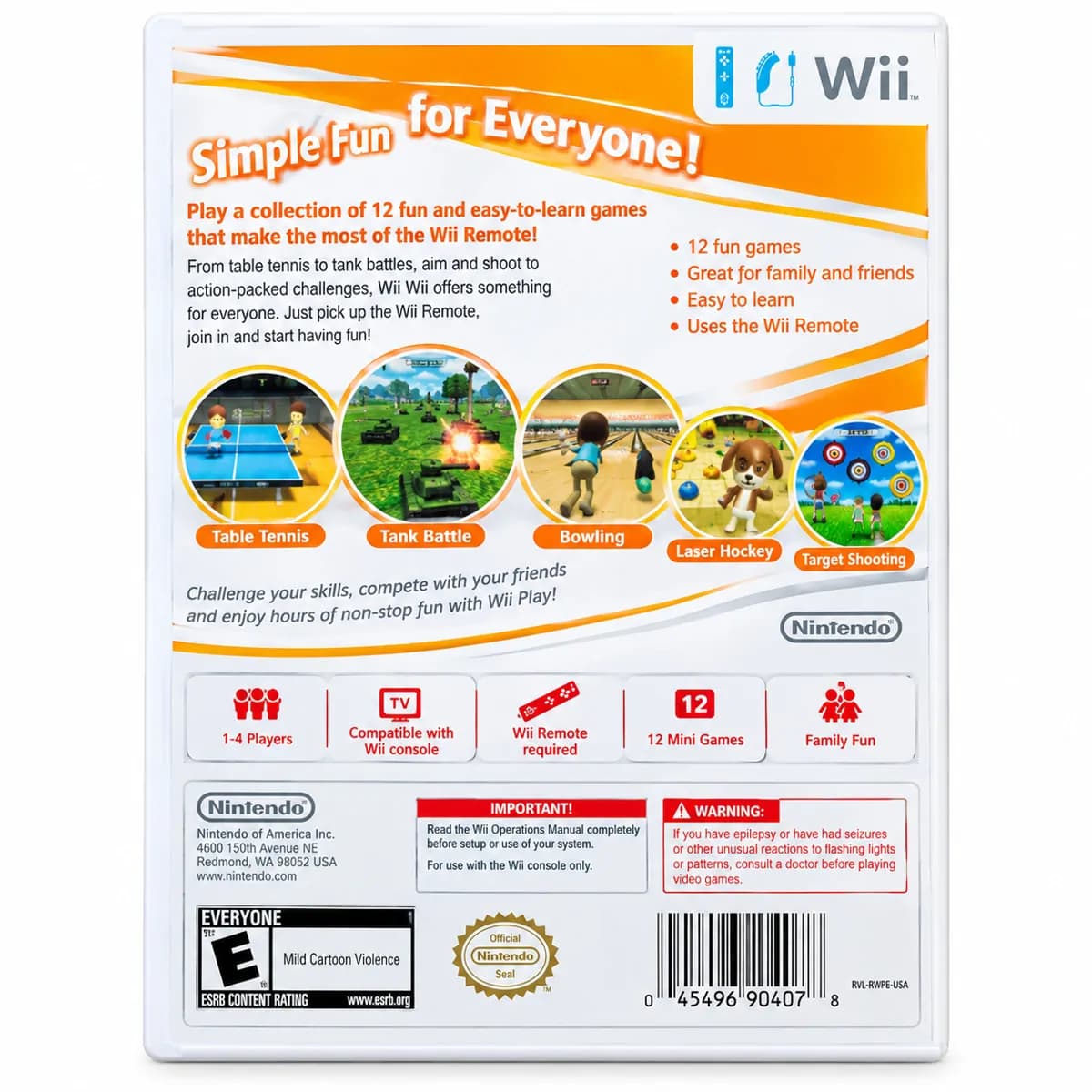 Nintendo Wii Play – Nintendo Wii – NTSC 2