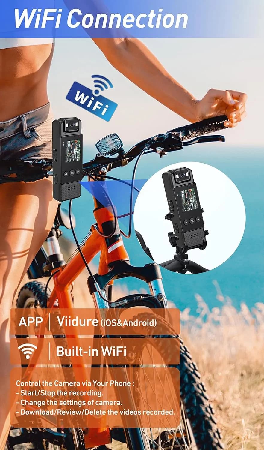 Video Camera Recorder Spy Body Clip Camera With Clear Night Vision 3