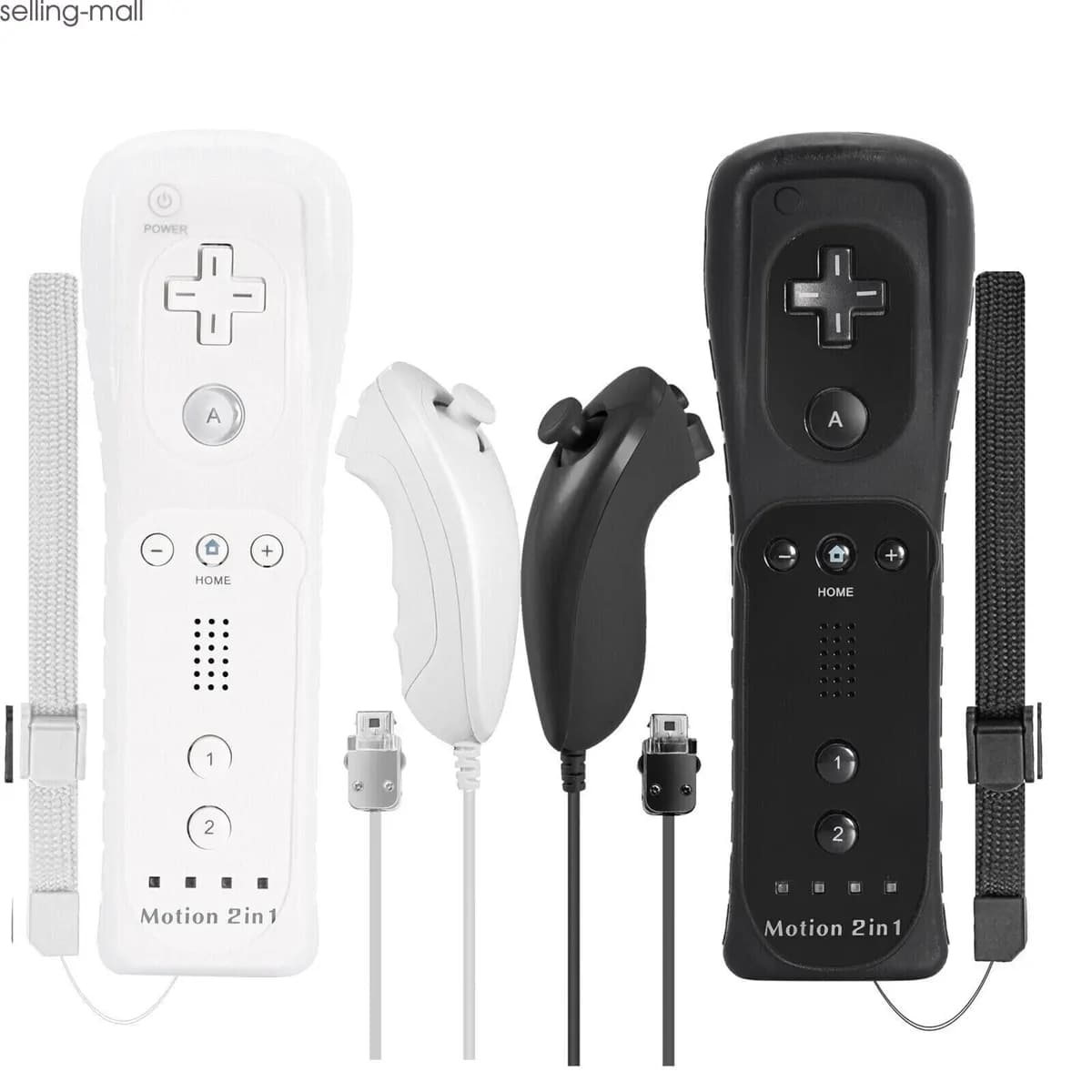 Nintendo Wii Motion Plus Remote Controller 2 Pack 2