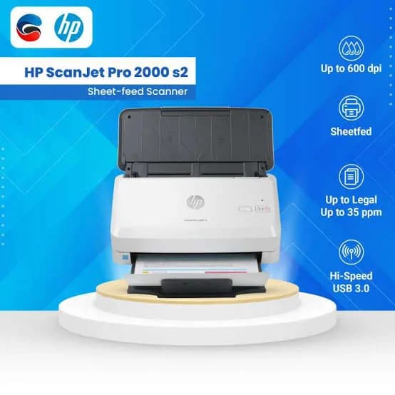 HP ScanJet Pro 2000 s2 Sheet-feed Scanner 6FW06A 2