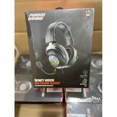 Porodo Gaming Infinity Mirror Gaming Headset with Detachable Mic 4