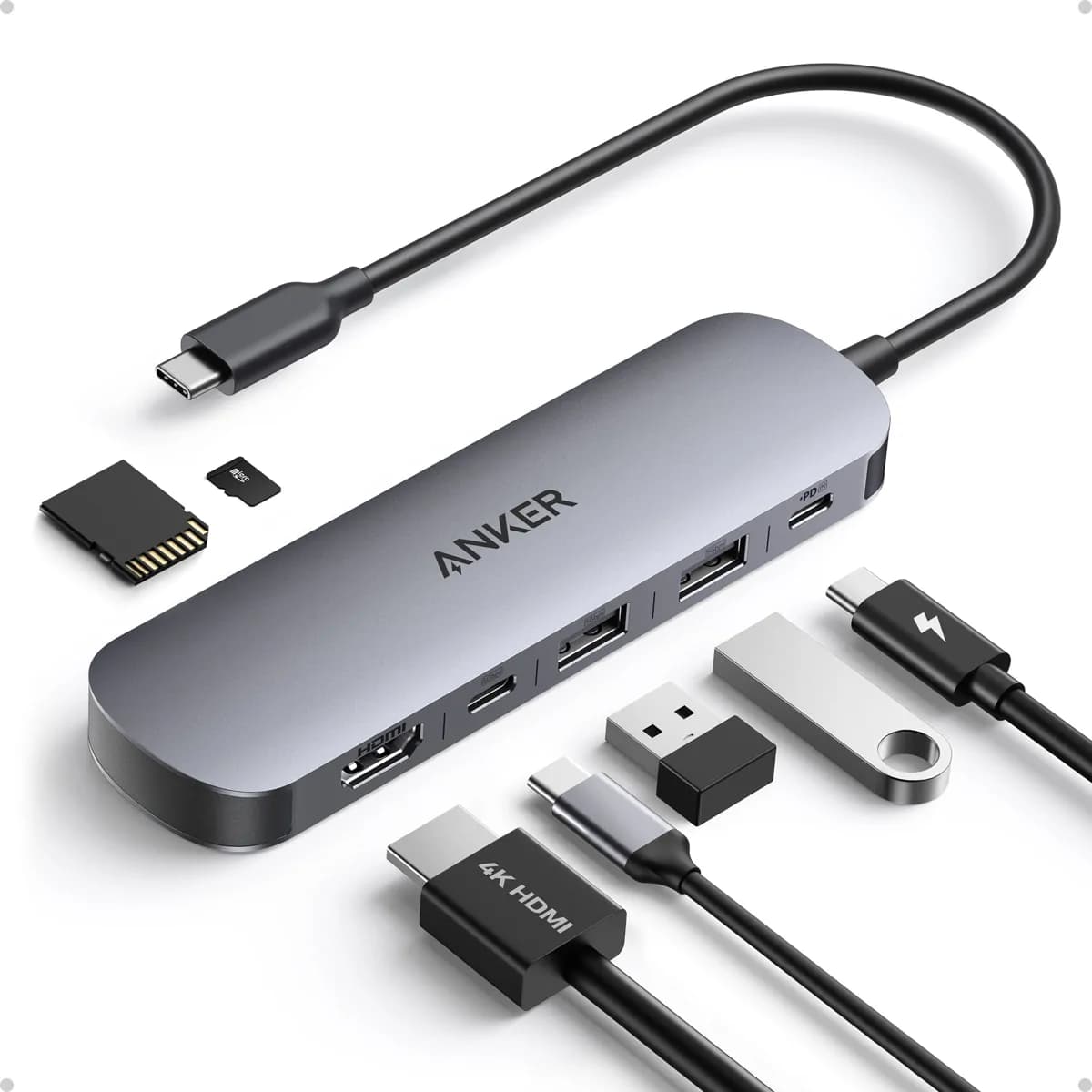 Anker Nano A83D2 7-in-1 USB-C Hub 4K HDMI 2