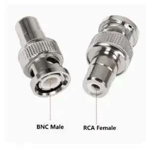 10-piecesbnc Male To Av Female Plug Connector For Cctv Camera 2