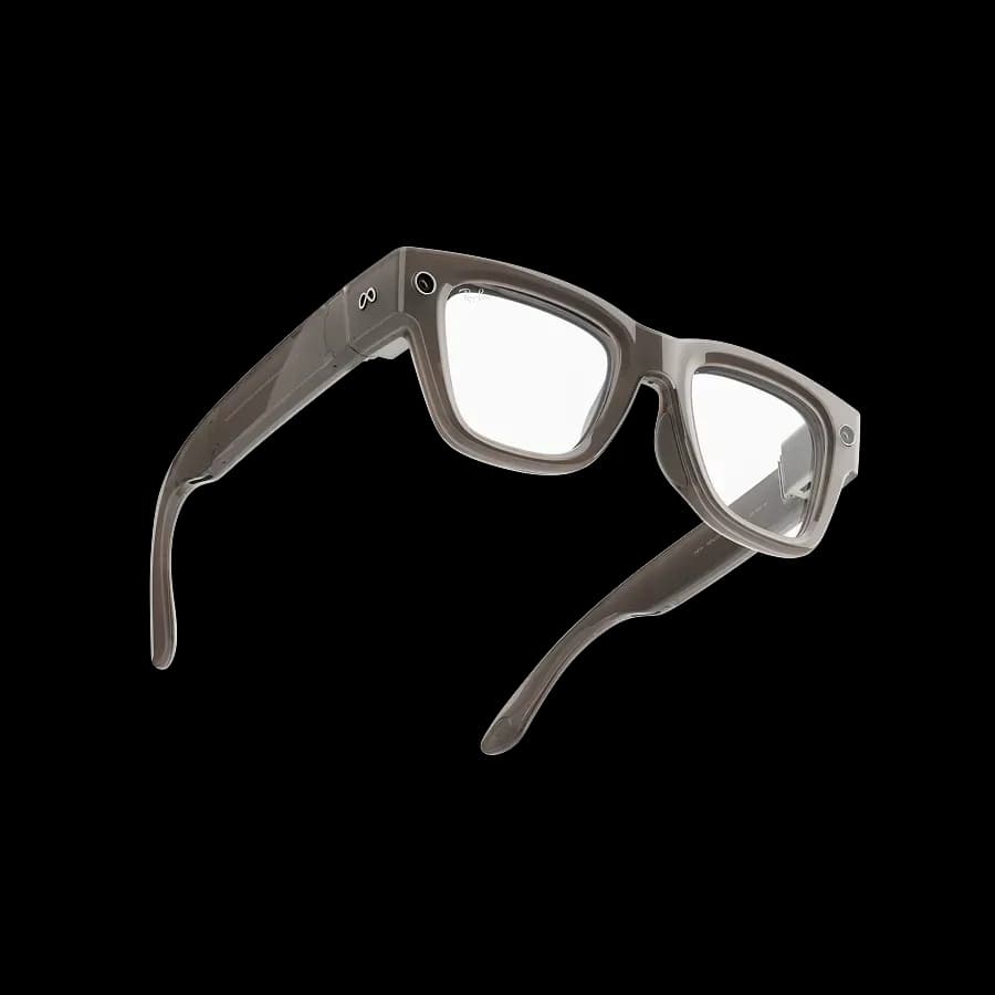 Ray-Ban Meta AI Glasses In-Lens Display & Neural Band Shiny 2