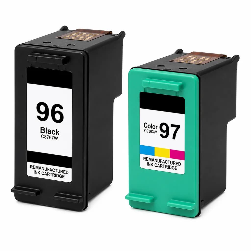 HP 96 and 97 Genuine Black and Colour Ink Cartridges