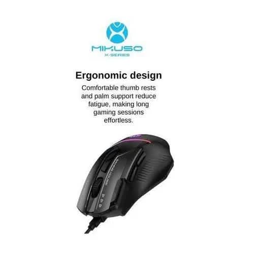 Xm-064 Mechaglaze Wired Gaming Rgb Mouse 4