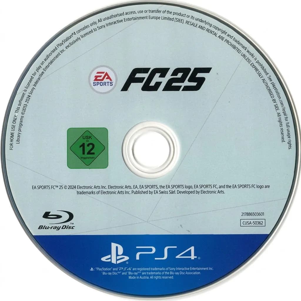 FC 25 PlayStation 4 4