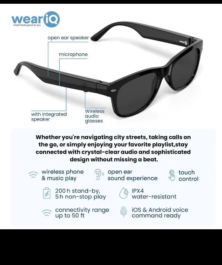 Smart Audio Unisex Wireless Sunglasses Sunglasses 4