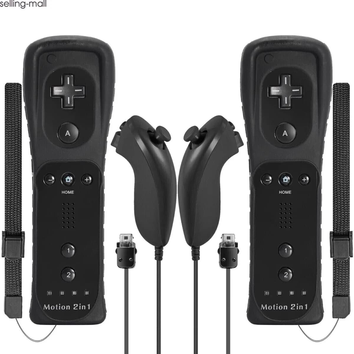 Nintendo Wii Motion Plus Remote Controller 2 Pack