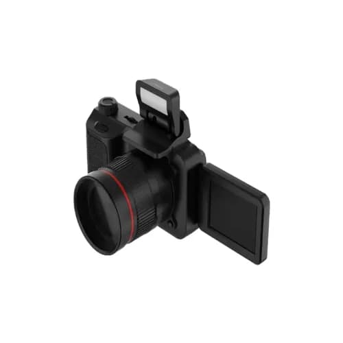 Porodo Lifestyle Digital Camera 16x Zoom Flip Flash - Black 3