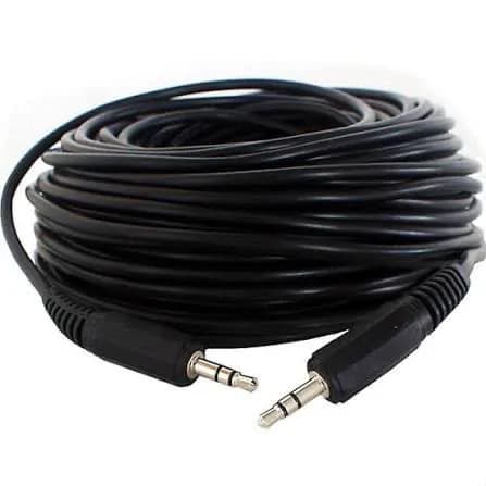 3.5mm Male To Male Aux Cable 20m 4