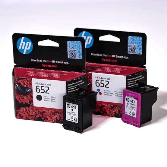 HP 652 Black and Tri Colour Ink Cartridges Gift Set 5