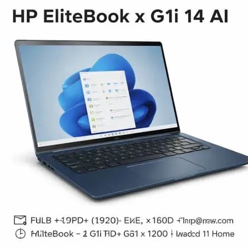 Hp Elitebook X Flip G1i 14 AI Intel Core Ultra 7-265h 32gb ram 512gb ssd Touchscreen, Hp Active Pen & Win11 Pro 8