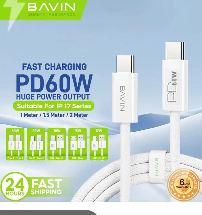 Bavin Original Usb cable to type C 3