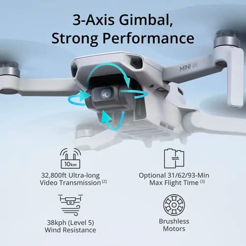 DJI Mini 4K Drone With 4K Camera and Remote Controller 4