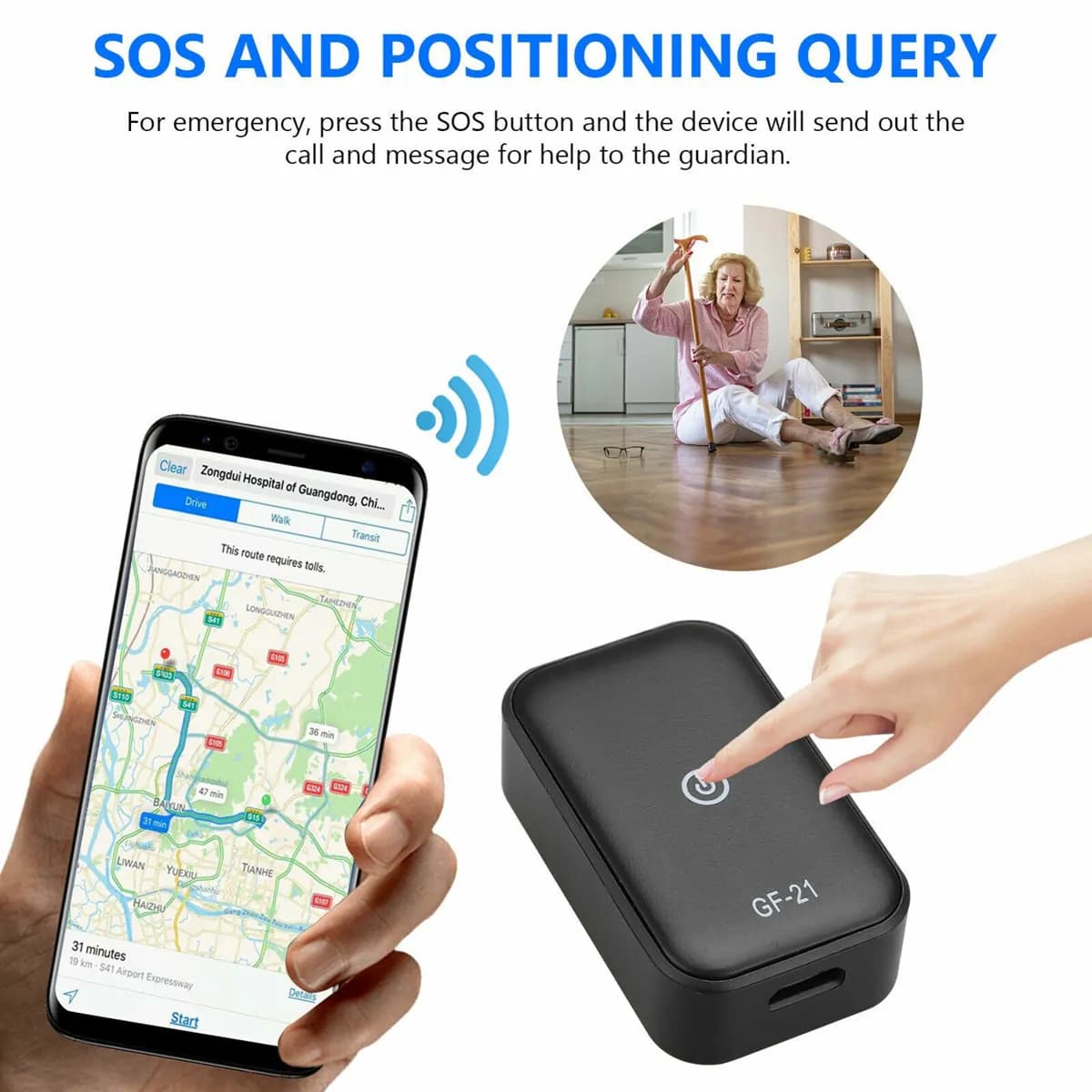 GF21 Mini GPS Car Tracker with Voice Recording 8