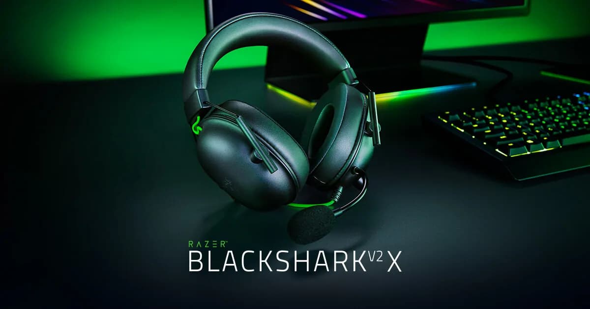 Razer Blackshark V2 X Gaming Headset - Black 3