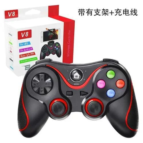 V8 Bluetooth Wireless Gaming Controller Grip Pad
