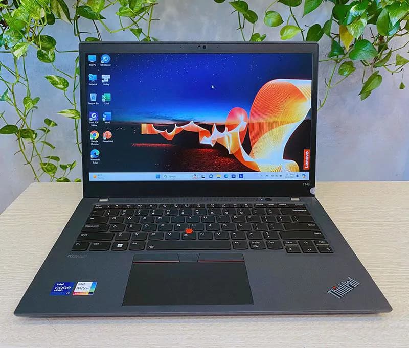 Lenovo ThinkPad T14s Gen 2 Intel Core i5-1145G7 Processor 8GB LPDDR4x-4266 RAM 256GB SSD PCIe Windows 11 Pro 14-Inch 3