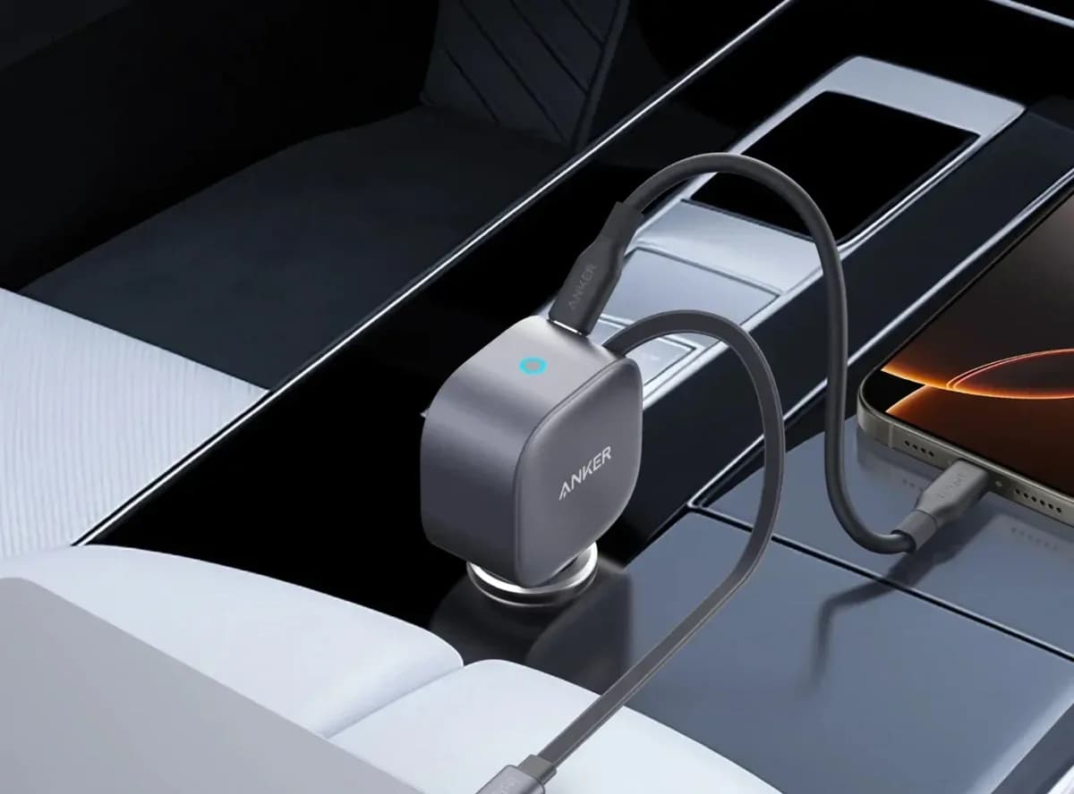 Anker Retractable Usb-c Car Charger, 75w Retractable Cable 4