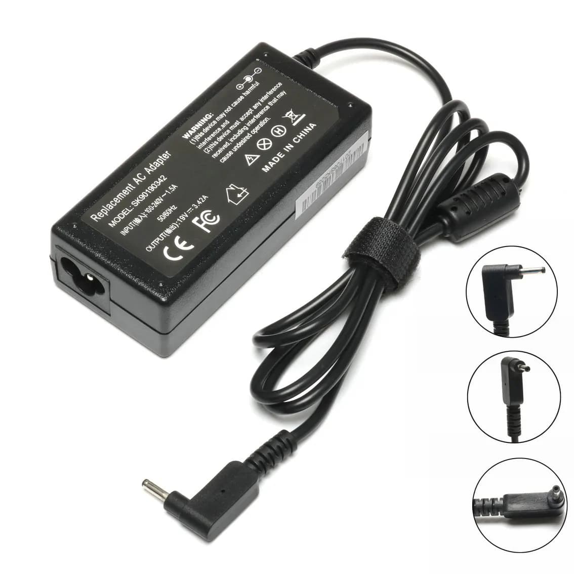 Acer Laptop charger 19v 3.42A  AC DC adapter charger 3