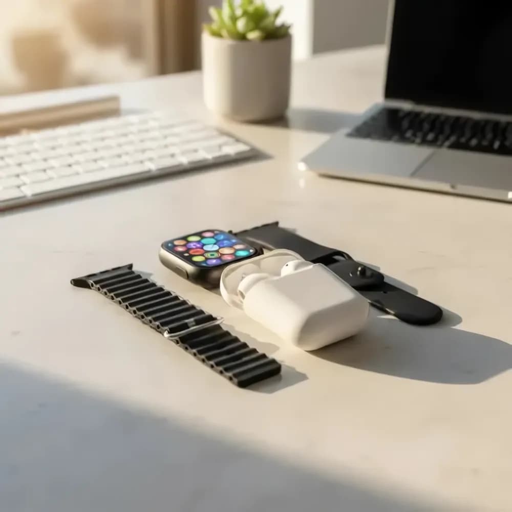 I8 Ultra Smart Watch With Free Airpod And Double Straps 2
