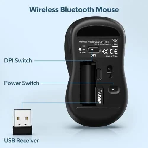 Wisfox G1023E Computer Wireless Mouse 5
