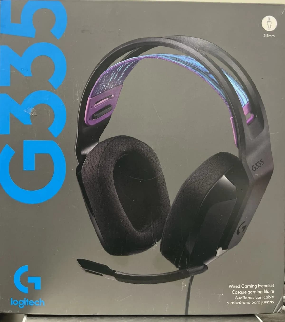 Logitech G335 Wired Gaming Headset - With Flip To Mute Microphone