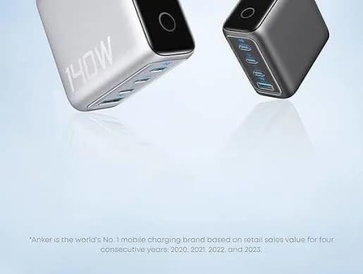 Anker USB C Charger 4 Port Multi Device Fast Charging 140W 3