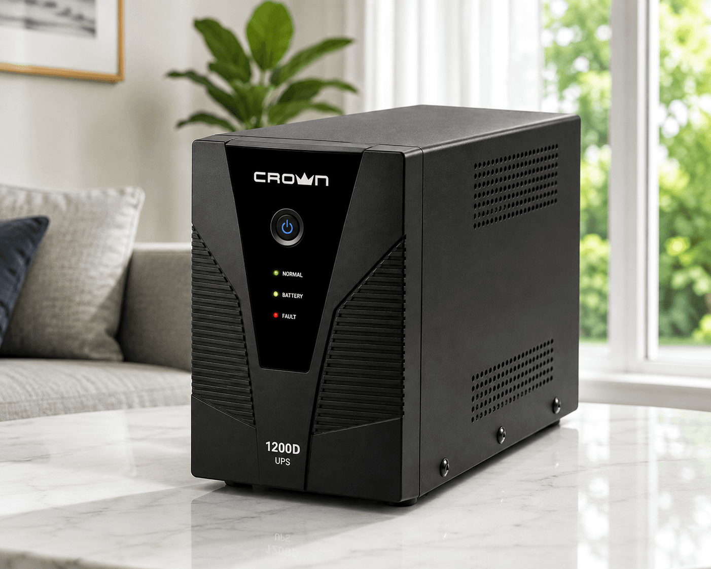 CROWN UPS 1200D Line-Interactive Uninterruptible Power Supply 4