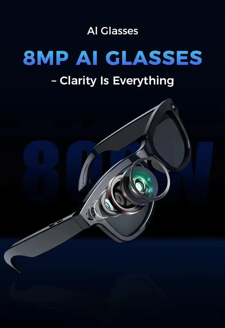 M01 Pro Smart Sunglasses 8MP HD Camera Video Ai Translation 2