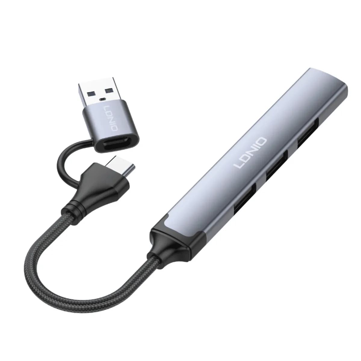 LDNIO DS64C USB/TYPE C Hub Adapter 4