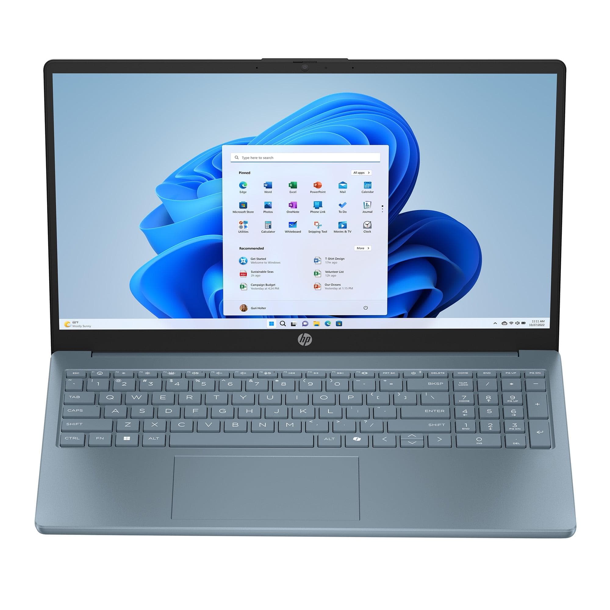 HP 15-fd0082wm Notebook PC 4GB DDR4 128GB 15.6 inch HD Windows 11 Home 2