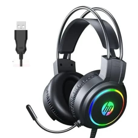 Hp H100 Backlight Usb Wired Gaming Headset For Pc Computers Games 2