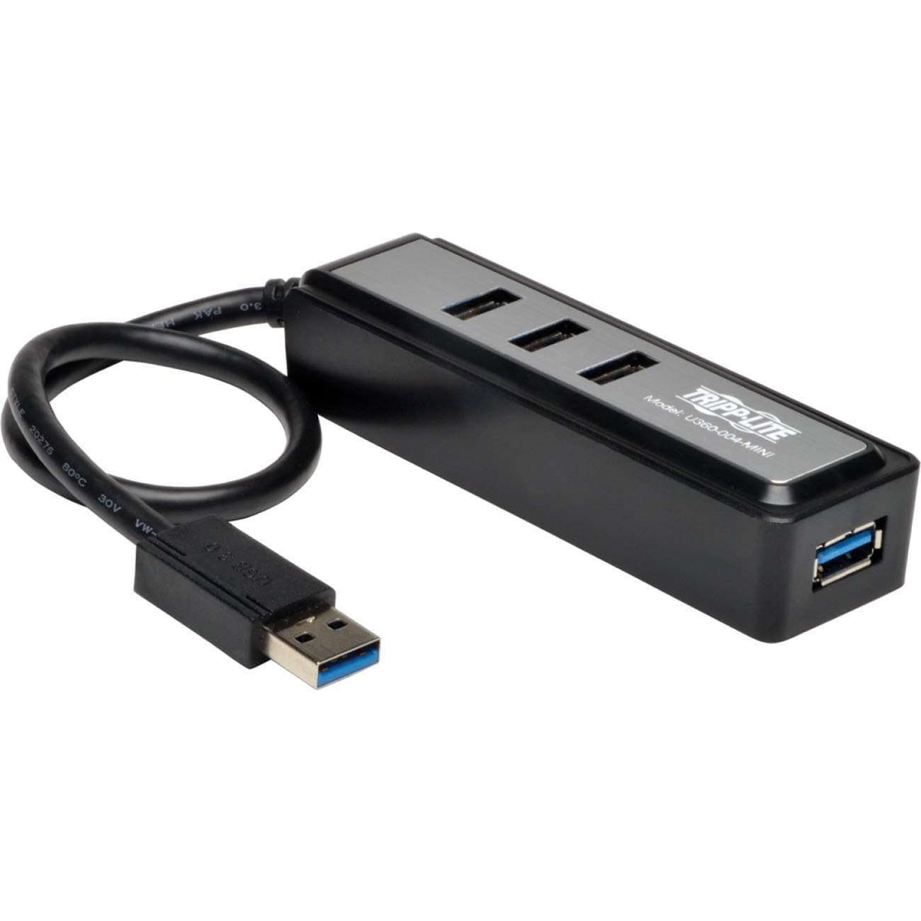 Tripp Lite 4 Port USB 3.0 Superspeed Mini Portable Hub 2