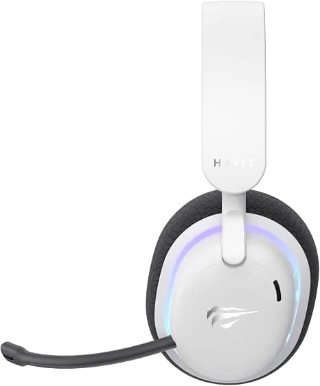 havit Fuxi-H7 Wireless Gaming Headset, 2.4GHz USB Wireless Gaming Headsets for PS5, PS4, PC 4