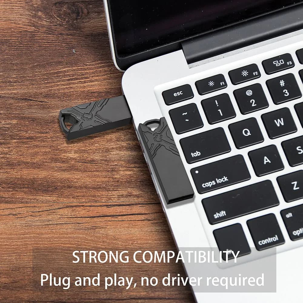 Gueeton 128gb Metal OTG Usb Flash Drive Waterproof 3D Embossment 2