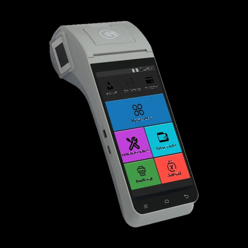 POS Thermal Mobile Printer With Handheld Barcode Scanner 2