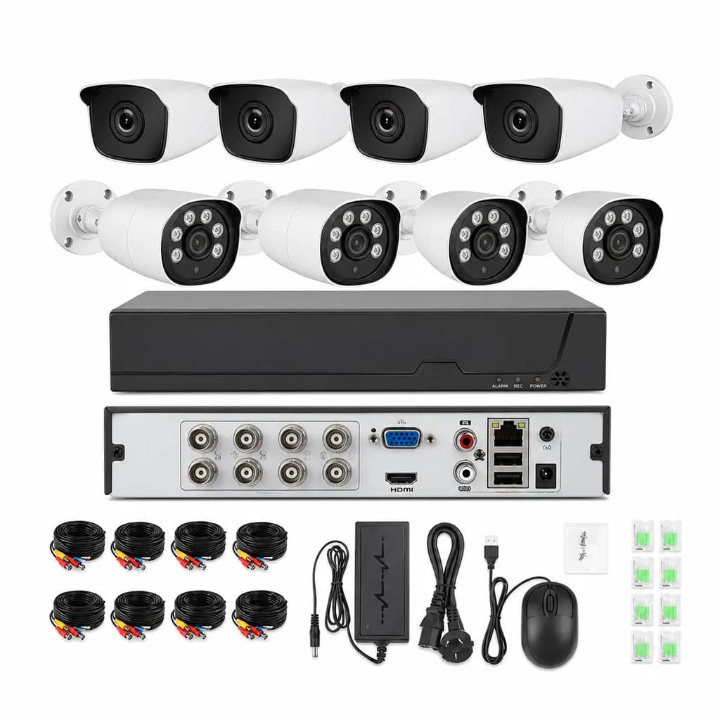 AHD 8CH 1080P CCTV System (Complete CCTV Security System)