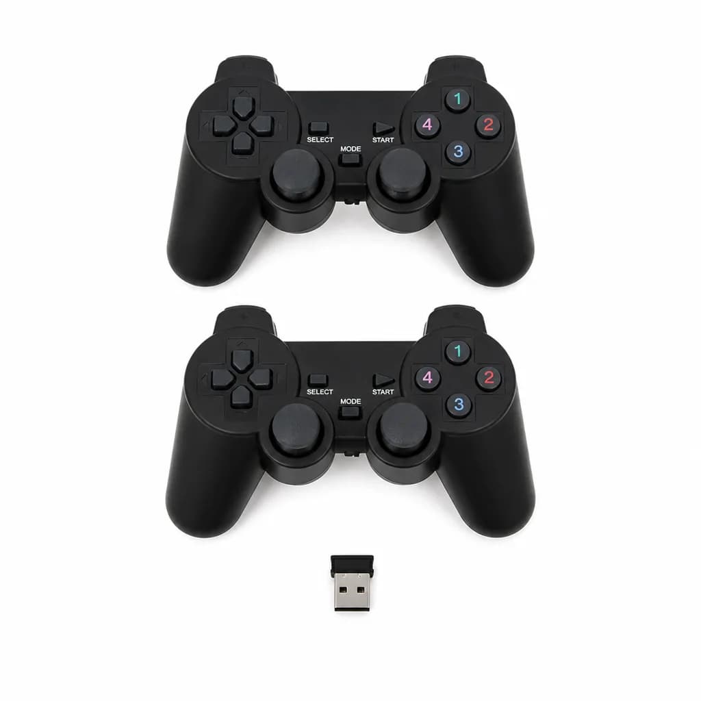 Usb Twin Wireless Gamepad For Pc