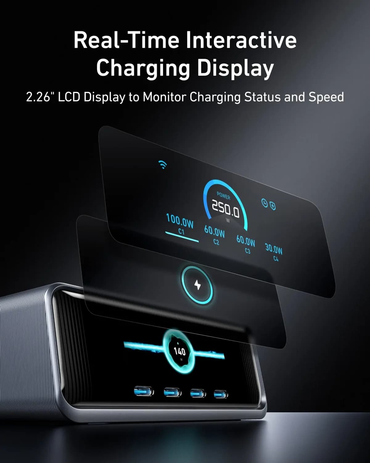 Anker Prime 250W GaN 6-Port USB-C Charger 2