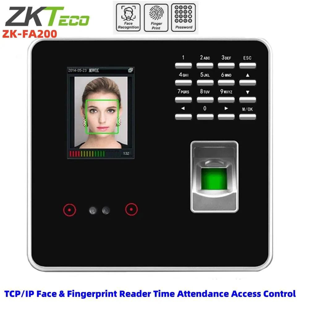 ZKTeco Biometric Fingerprint Attendance Machine with Face Recognition 4