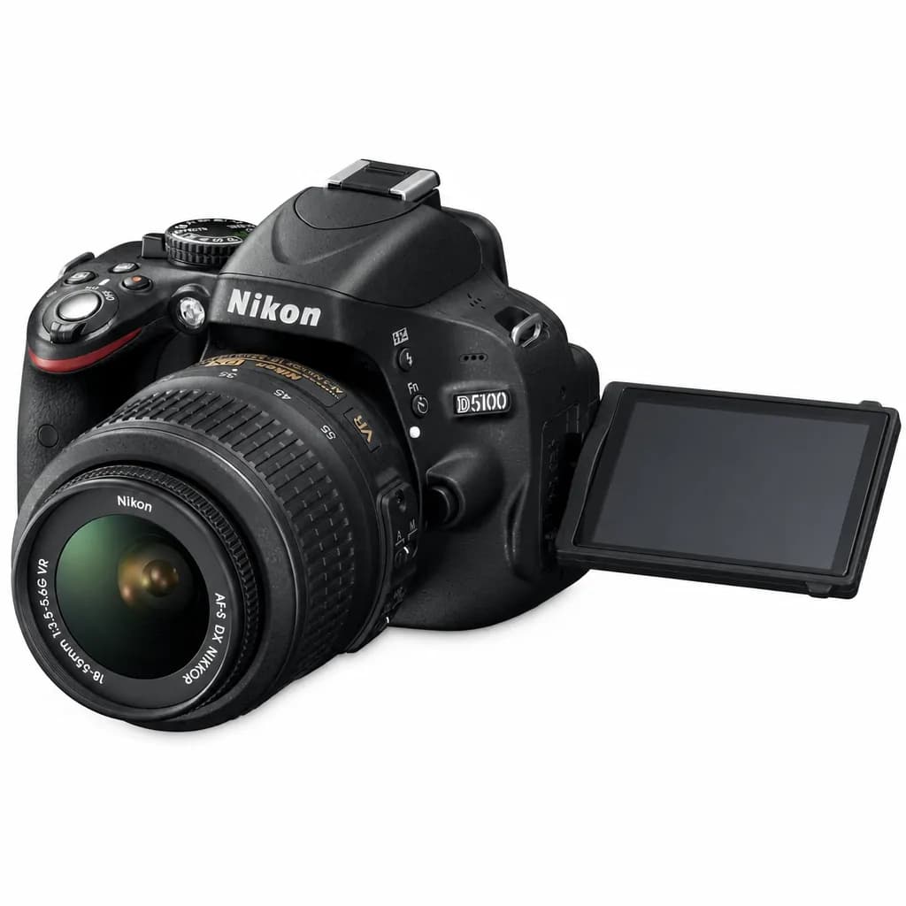Nikon D5100 DSLR Camera with 18-55mm Lens