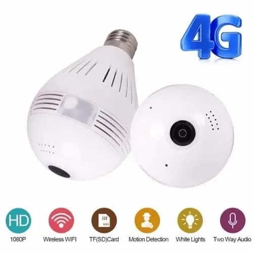 4G Wifi Panorama Security Camera Bulb 2