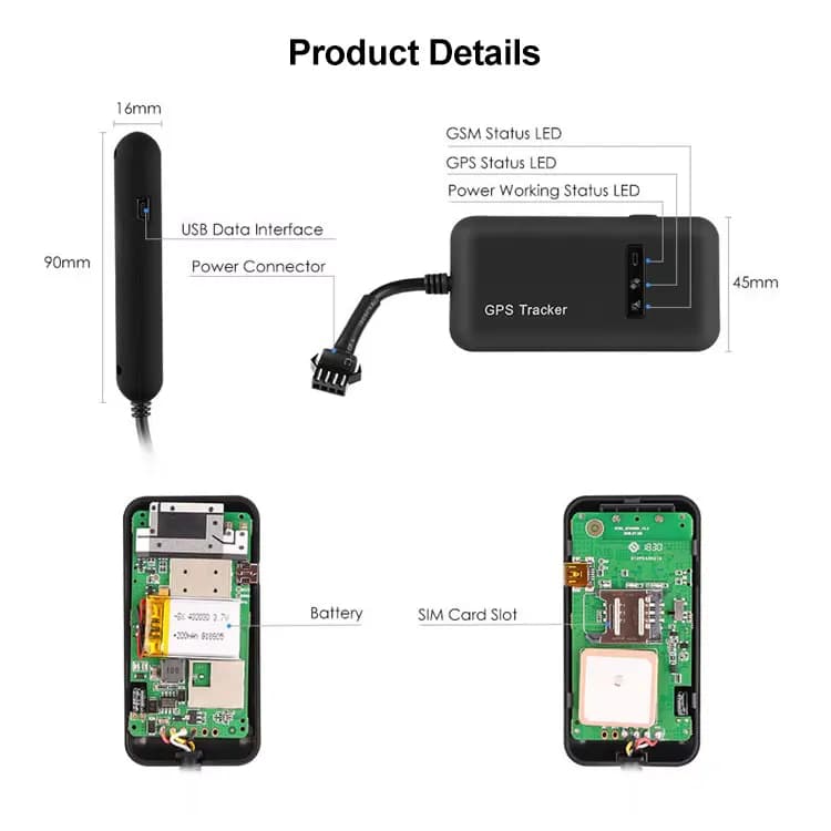 GT02D Car and Motorcycle GPS Tracker 4