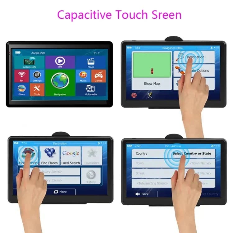 7 Inch HD Car GPS Navigator with Nigeria Map 4