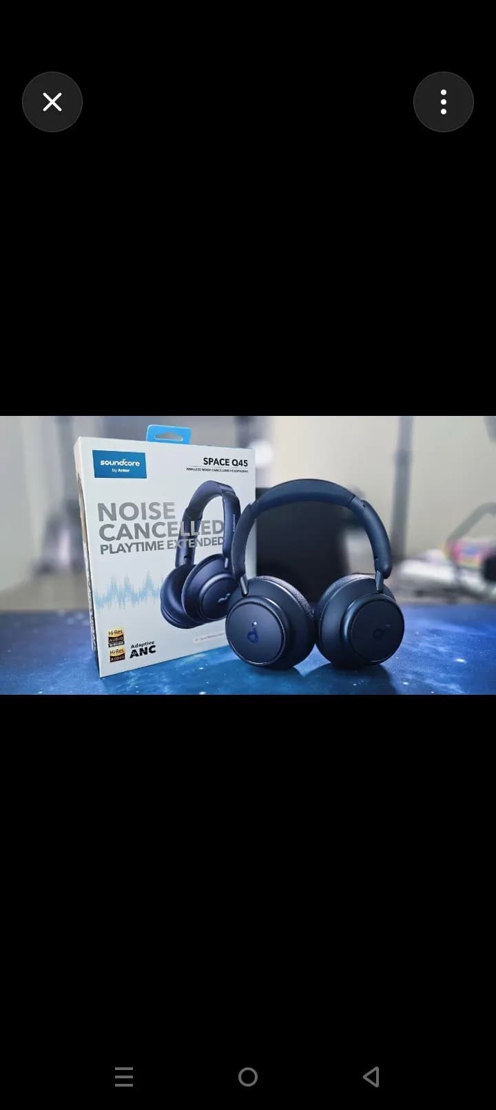 Soundcore Space Q45 Wireless ANC Headphones – Blue 3