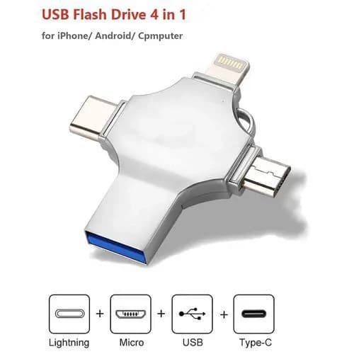 4-in-1 OTG USB 3.0 Flash Drive 32GB