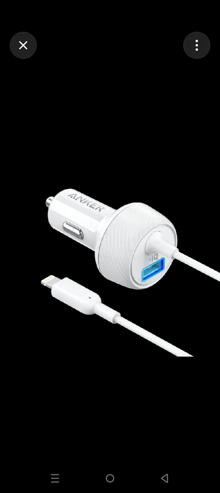Anker PowerDrive 2 Elite 24W Lightning Car Charger 3