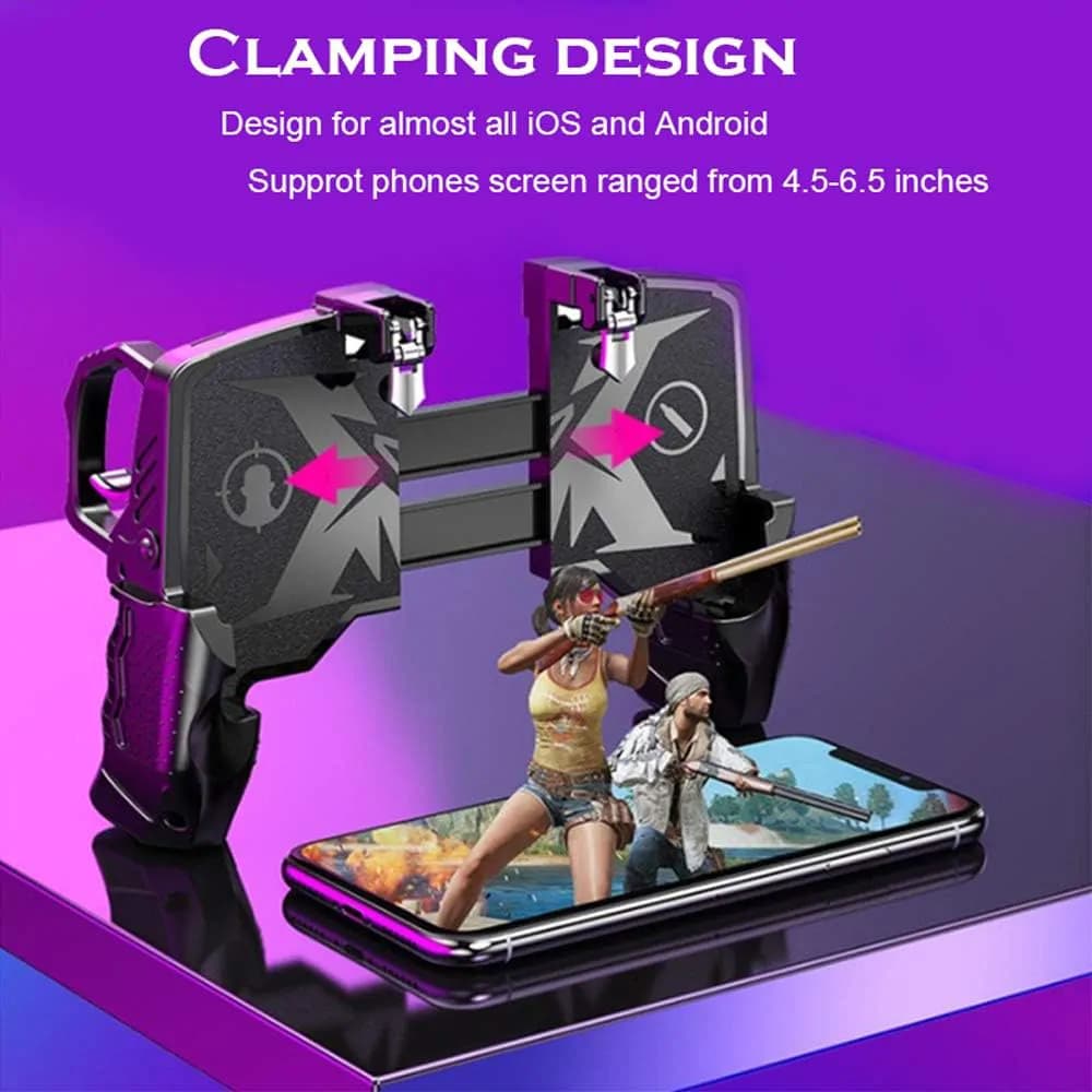 K21 Mobile Game Controller For Pubg Game Triggers Smartphone + iPhone 3